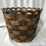 Lot Of 3 Caches Pot Plants EMSA Bakelite Brown W GERMANY Vintage