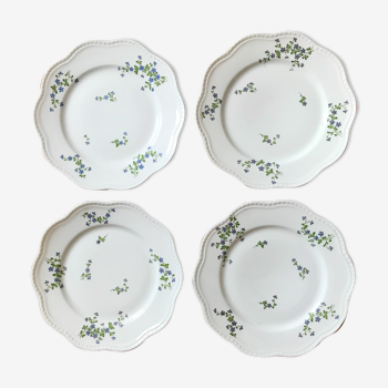 Limoges porcelain dessert plates