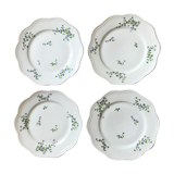 Limoges porcelain dessert plates