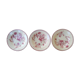 Set of 3 plates in Iron Earth Gien model Capucines