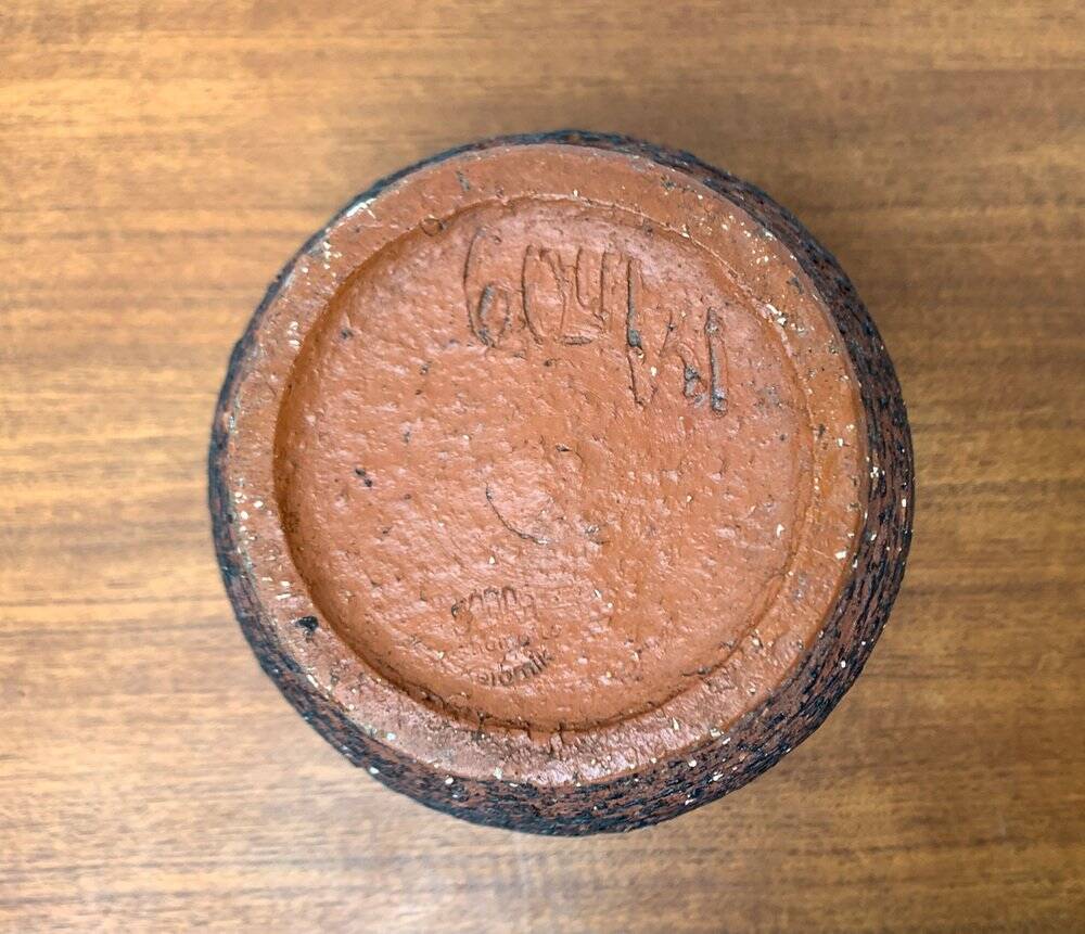 Vase from the Schamotte series, German brutalism from the mid-century by Spara Keramik, 1960s.