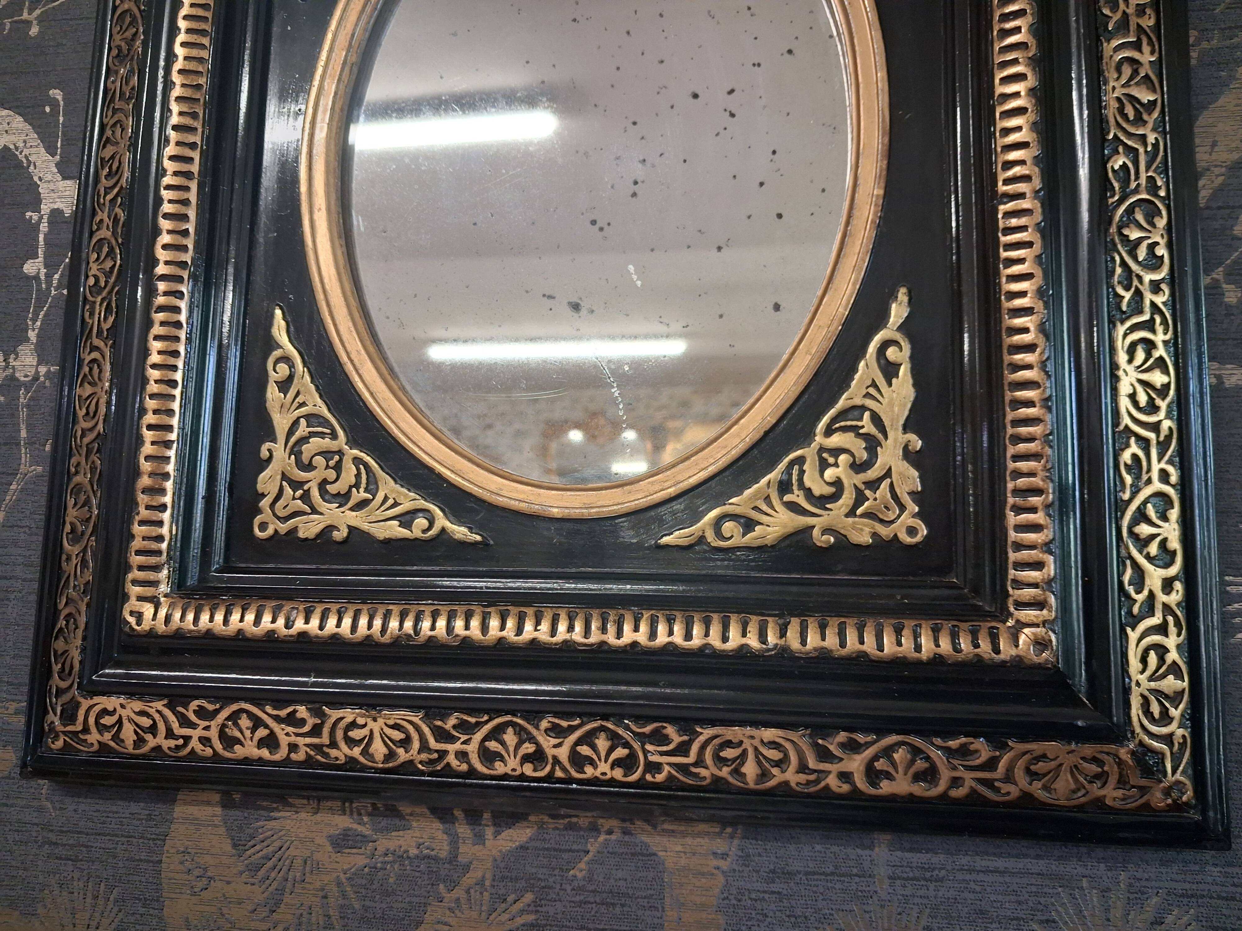 Mirror from the Napoléon III era 45 x 39