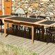 Splendide ancienne table scandinave à rallonges rénovée en chêne 2m58m