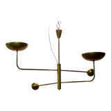 Lampe en laiton vintage, 1960