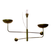 Lampe en laiton vintage, 1960