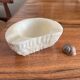 Vintage 1970s alabaster stone ashtray