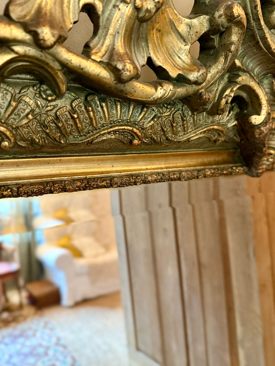Antique mirror from the Napoleonic era.