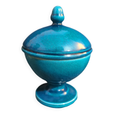 Ceramic bonbonnière signed Pol Chambost