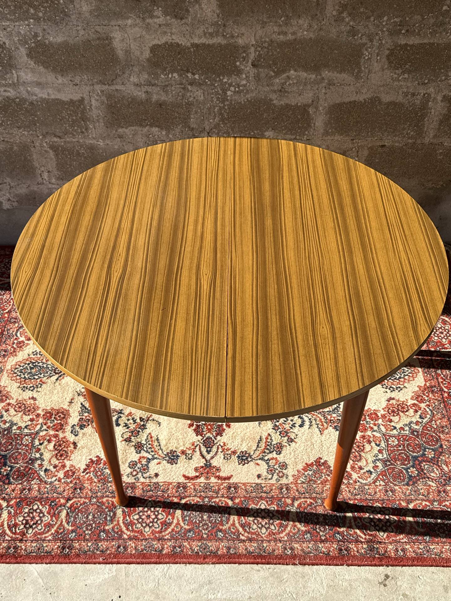 Table vintage scandinave style teck, 4 personnes, 1970