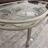 Roche Bobois glass coffee table