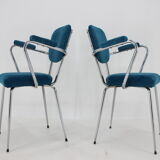 1960s Pair of Italian Armchairs in Corduroy