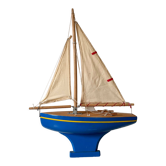 Tirot basin sailboat model 400 blue, year 60