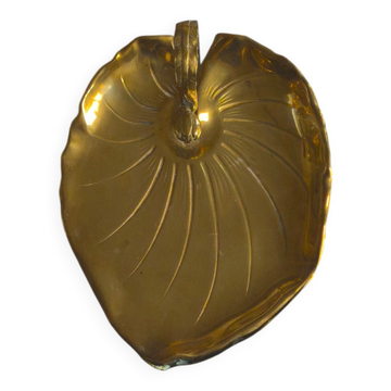 Leaf-shaped tray in Art Nouveau style