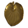 Leaf-shaped tray in Art Nouveau style