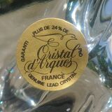 Vide poche en cristal forme de lapin de la cristallerie d'arques made in france