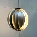 Mid-century modern moon pendant lamp from East Germany by Verner Panton for Erjoka, 1960s.