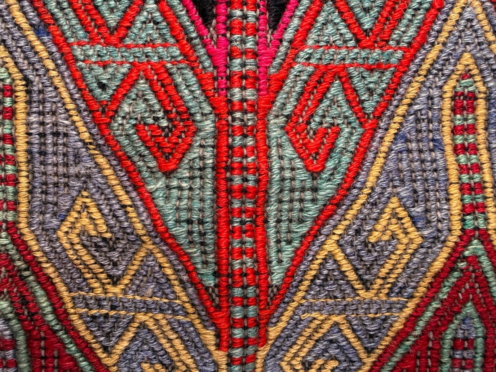 Vintage Turkish mini kilim 45x80 cm wool small kelim runner, shabby chic 2576