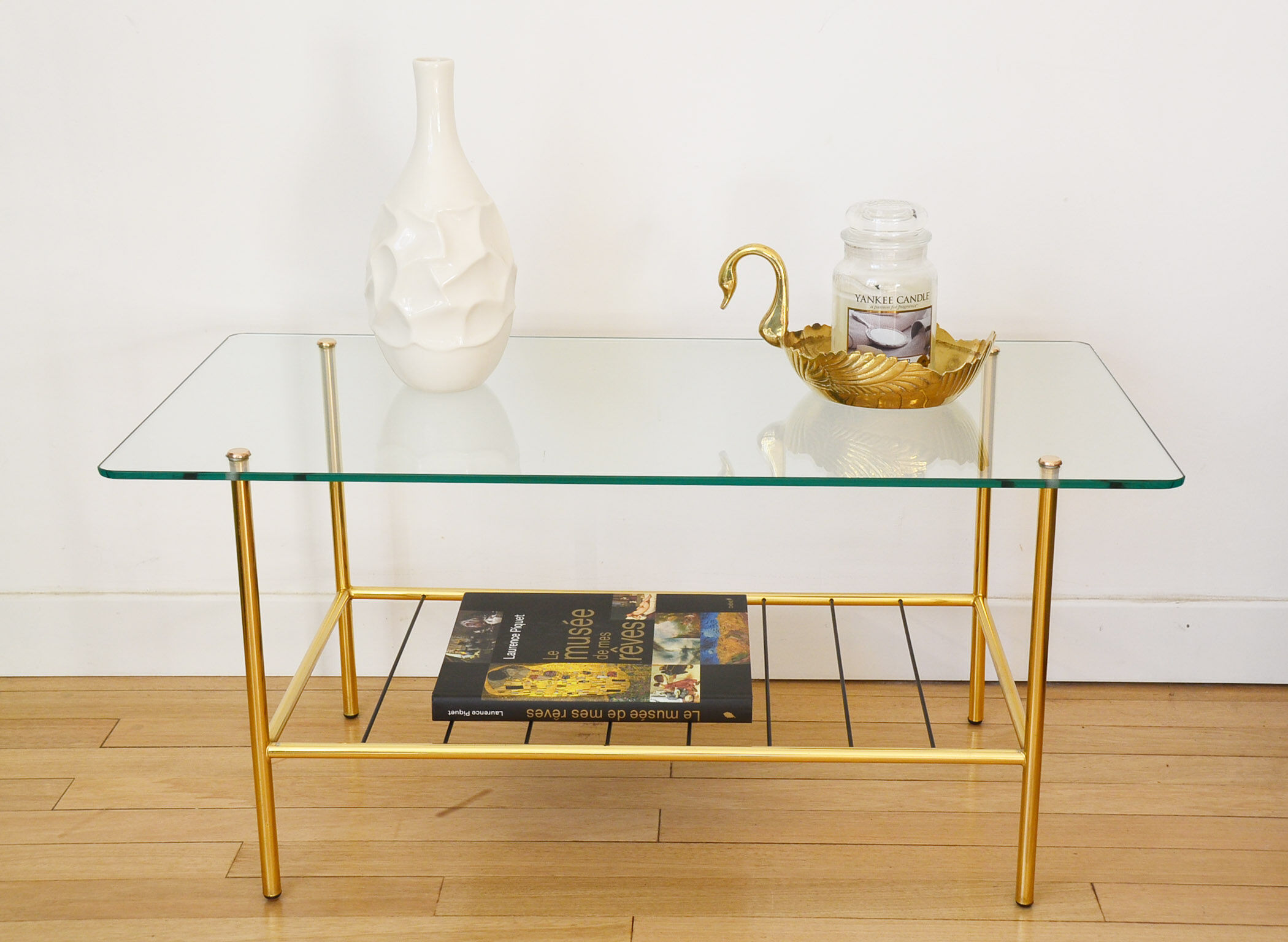 Swan brass trinket bowl from the 60/70