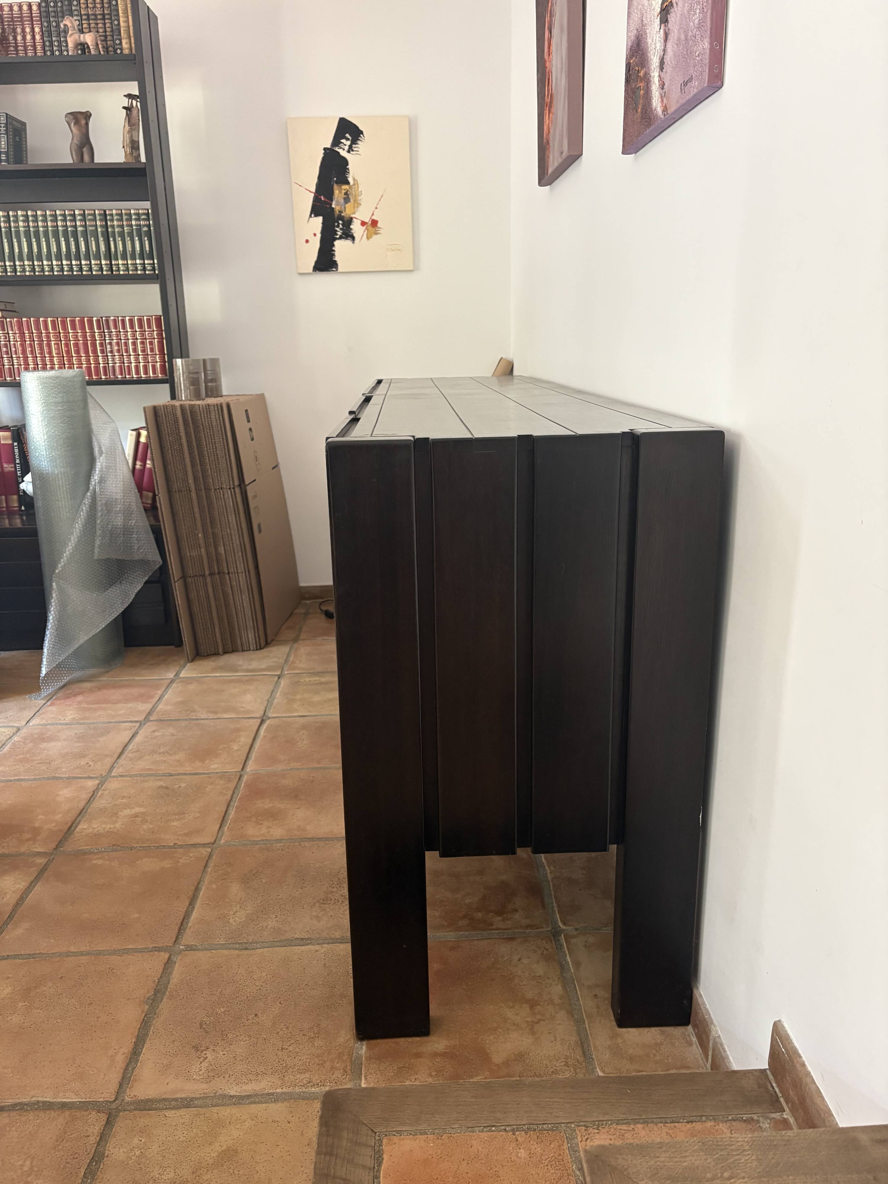 Enfilade Vintage Maison Regain en bois Iroko
