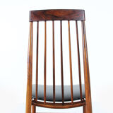 Suite of 6 rosewood bar chairs from Rio