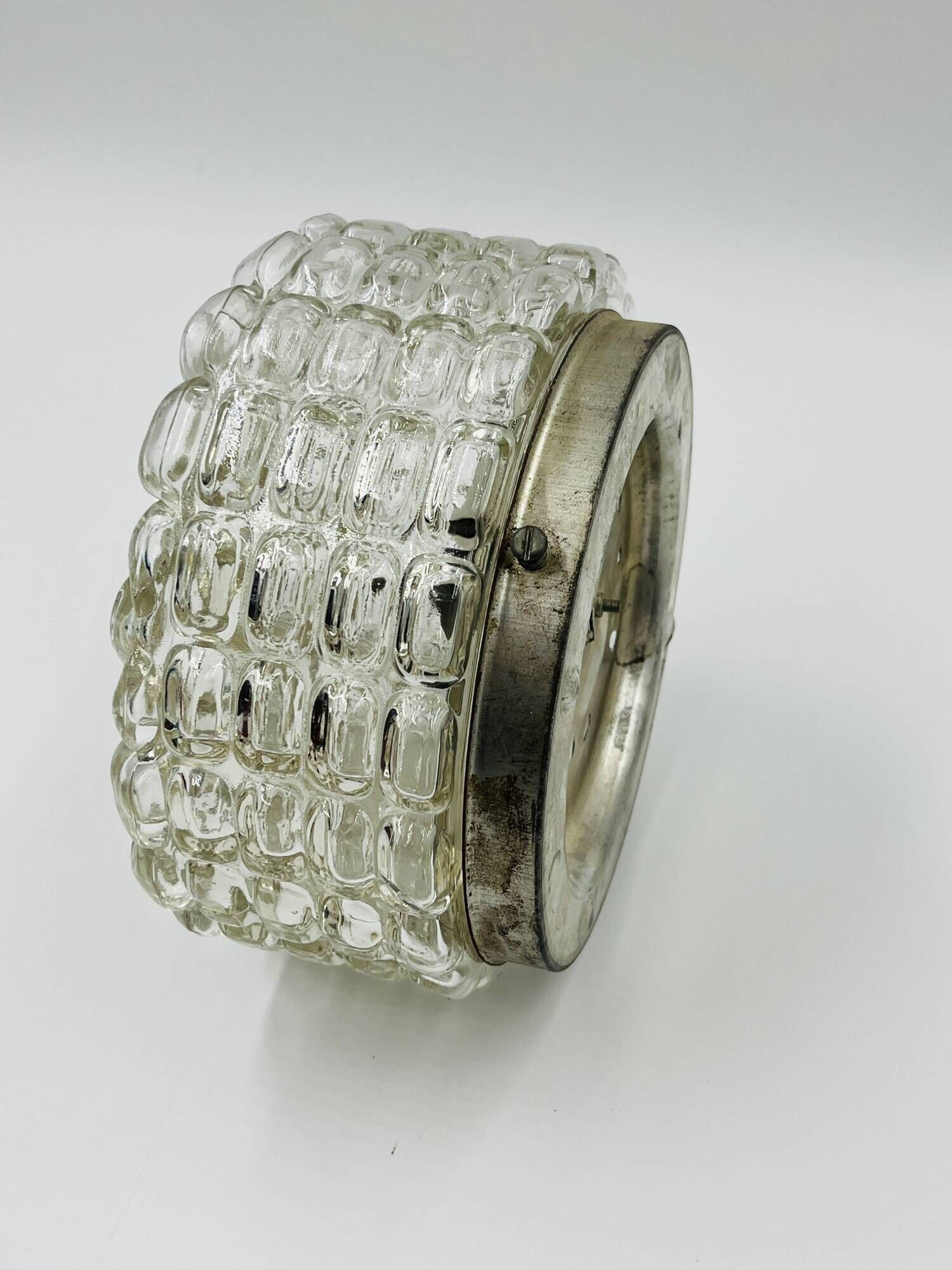 Moulded glass ceiling light Erco