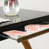 Restored Art Deco H259 Game Table by Jindřich Halabala for Up Zavody, 1930s