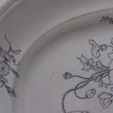 Plat ovale ancien J.Vieillard Bordeaux