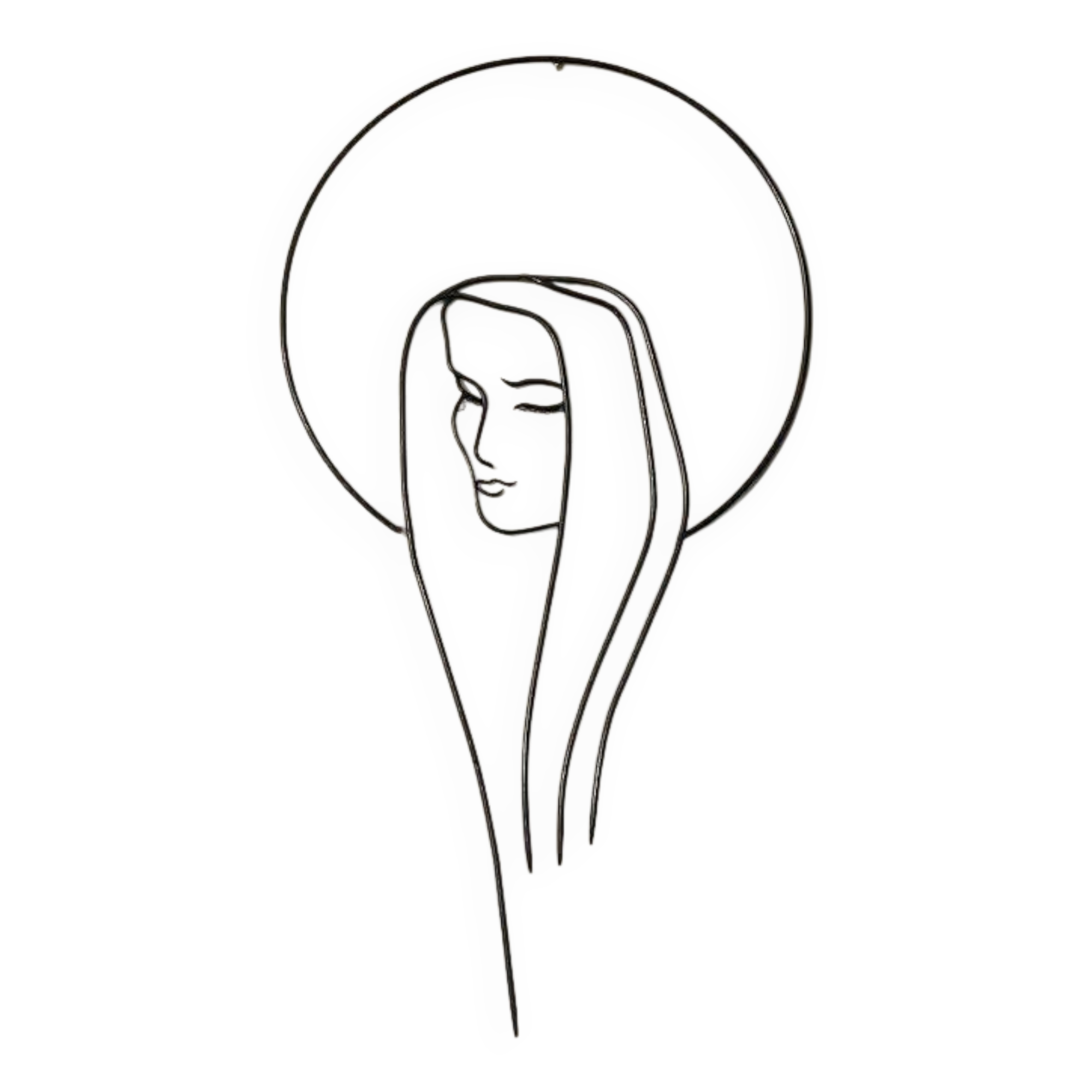 Wrought iron wall decoration