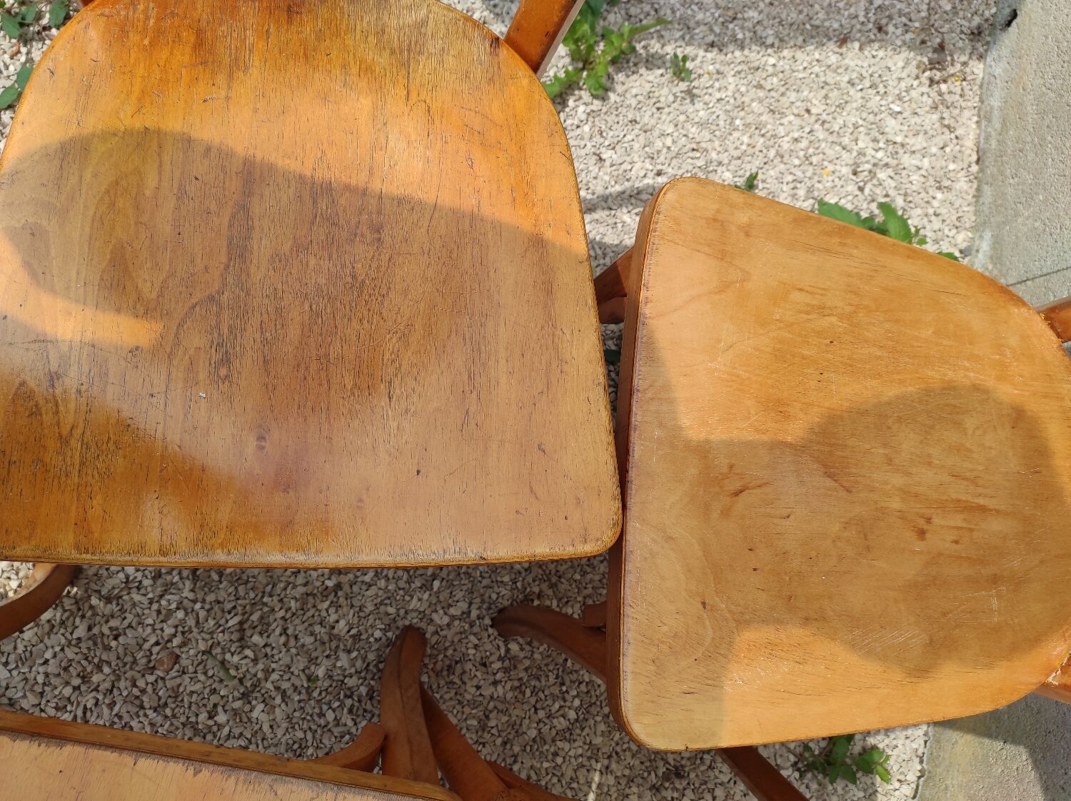 Lot 9 Baumann bistro chairs and Luterma bois bond