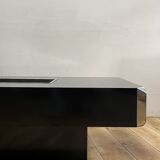 Alveo black coffee table by Willy Rizzo