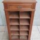 Walnut cabinet stamped BRUN.G.