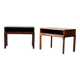 Pair of rosewood nightstands by Kai Kristiansen