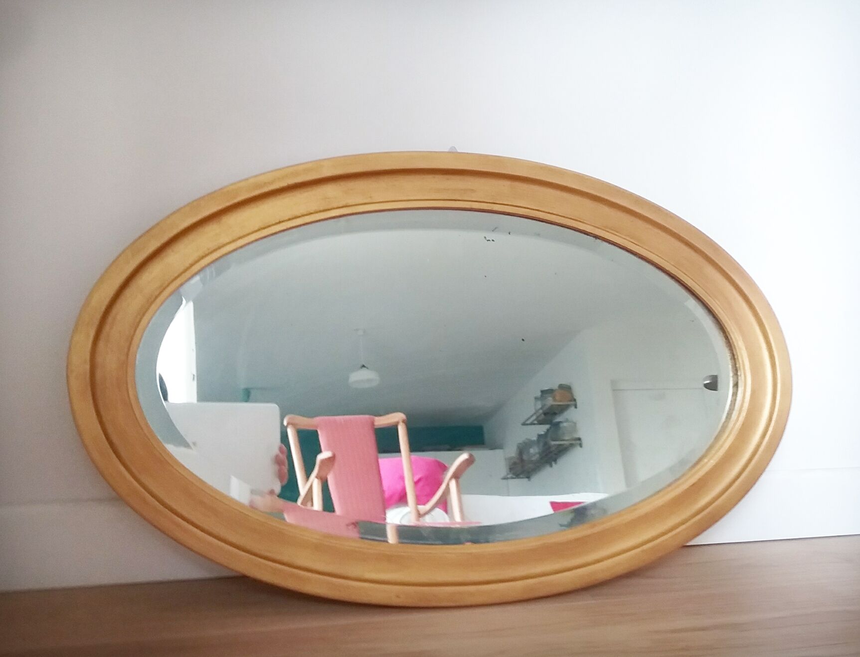 Classic gold mirror  42x69cm