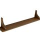 Vintage oak wall rack book shelf 1970s wood minimalist design