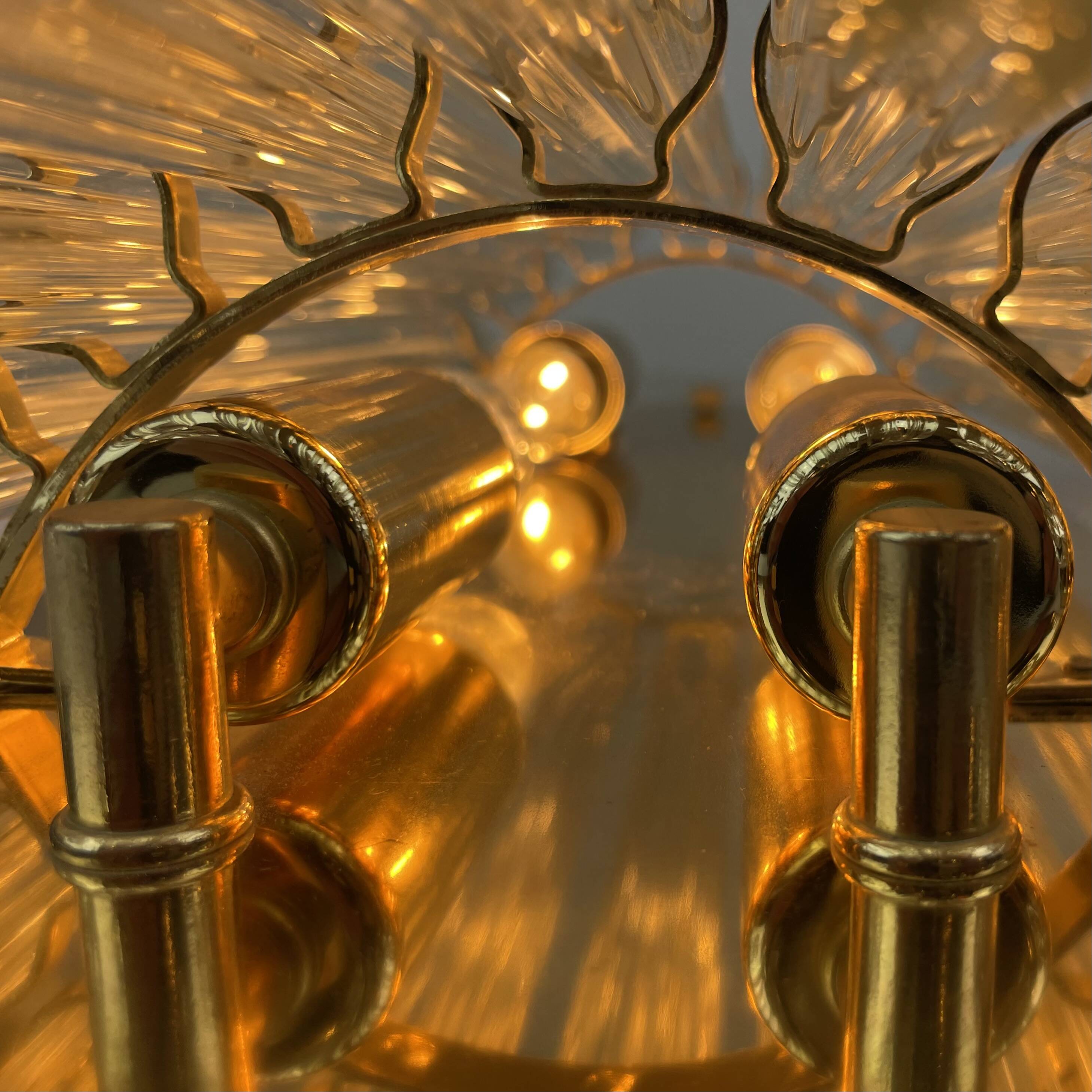 Pair of Hollywood Regency Sconces by Vadisa, 1980s