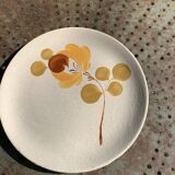 Loire ceramic cake dish 1713 Saint Amand earthenware France