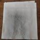 Old linen sheet, fine, embroidered with monogram BB, button closure, 72 x 7.
