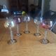 5 Murano crystal glasses