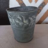 3 petits pots zinc