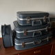 Complete set of "stewardess" nesting suitcases