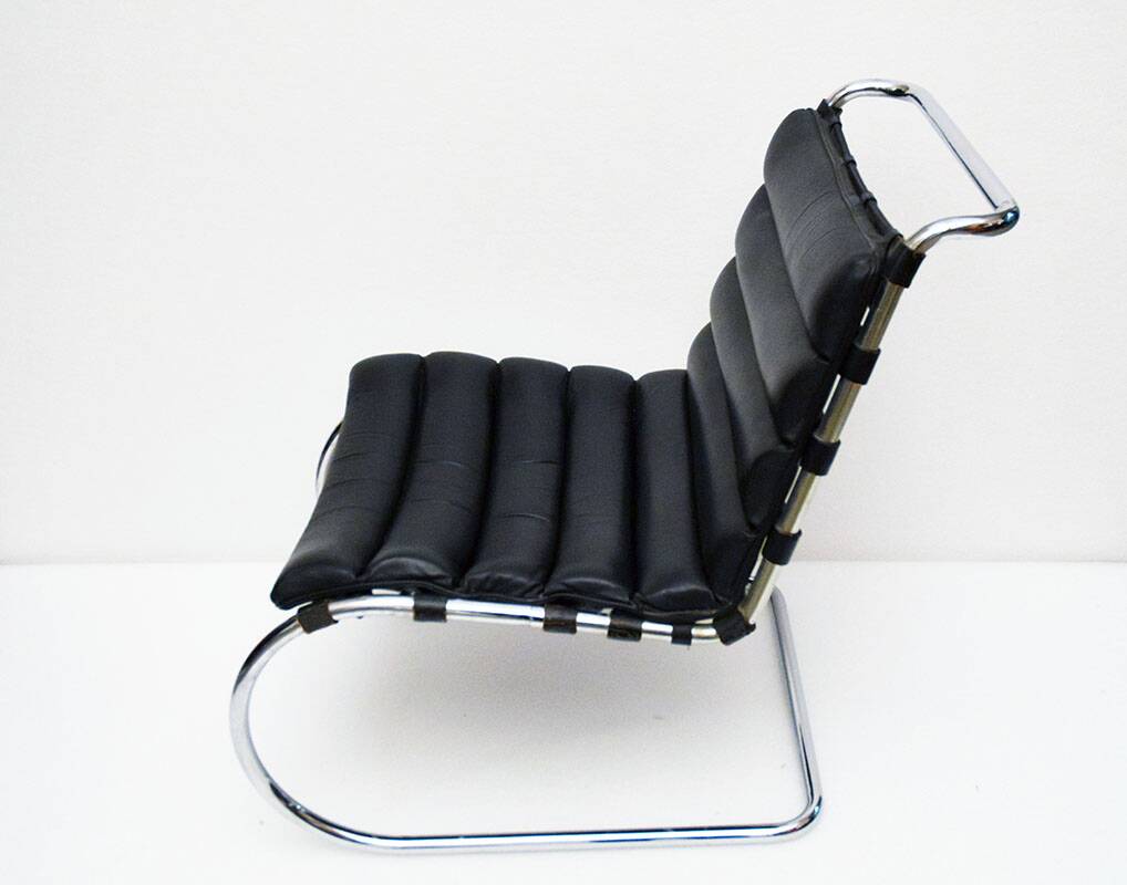 Ludwig Mies van der Rohe armchair MR series for Knoll, 1980s