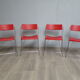 Set of 4 chairs V line Magis by Andries and Hiroko Van Onck