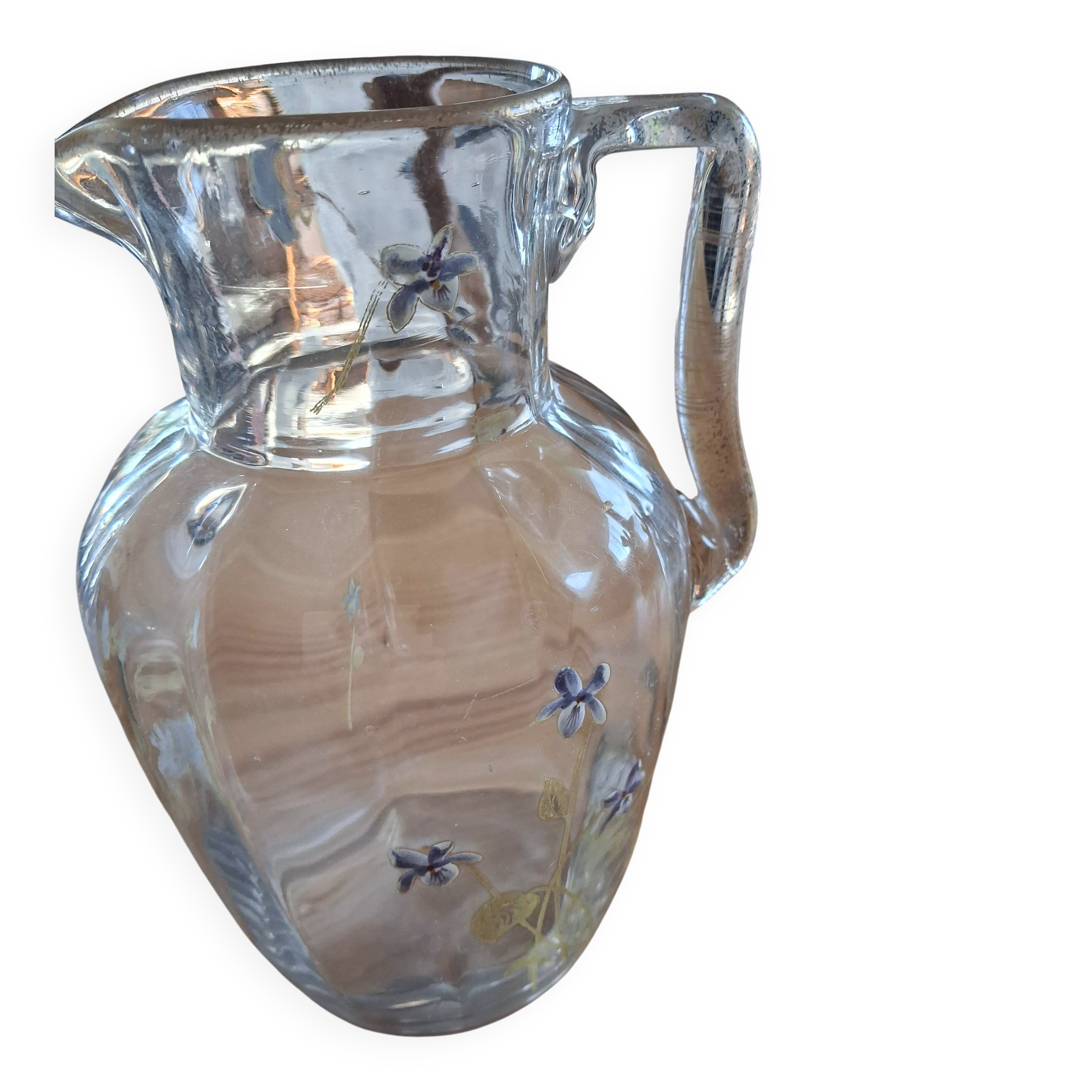 Vintage blown glass jug