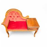 Telephone cabinet - vintage chaise longue