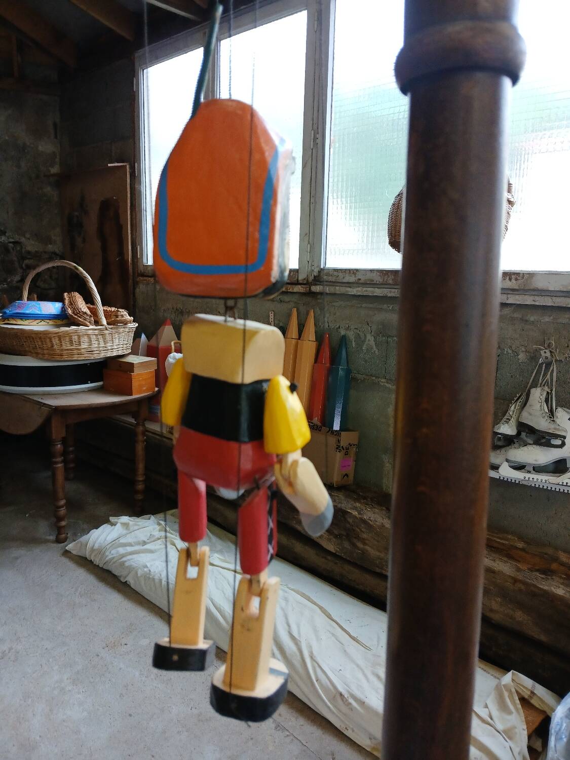 Marionnette en bois Pinocchio