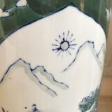 Porcelain roller umbrella holder