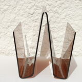 Plexiglass magazine rack from the 70s