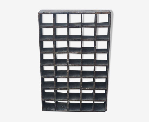 Workshop shelf, wooden lockers