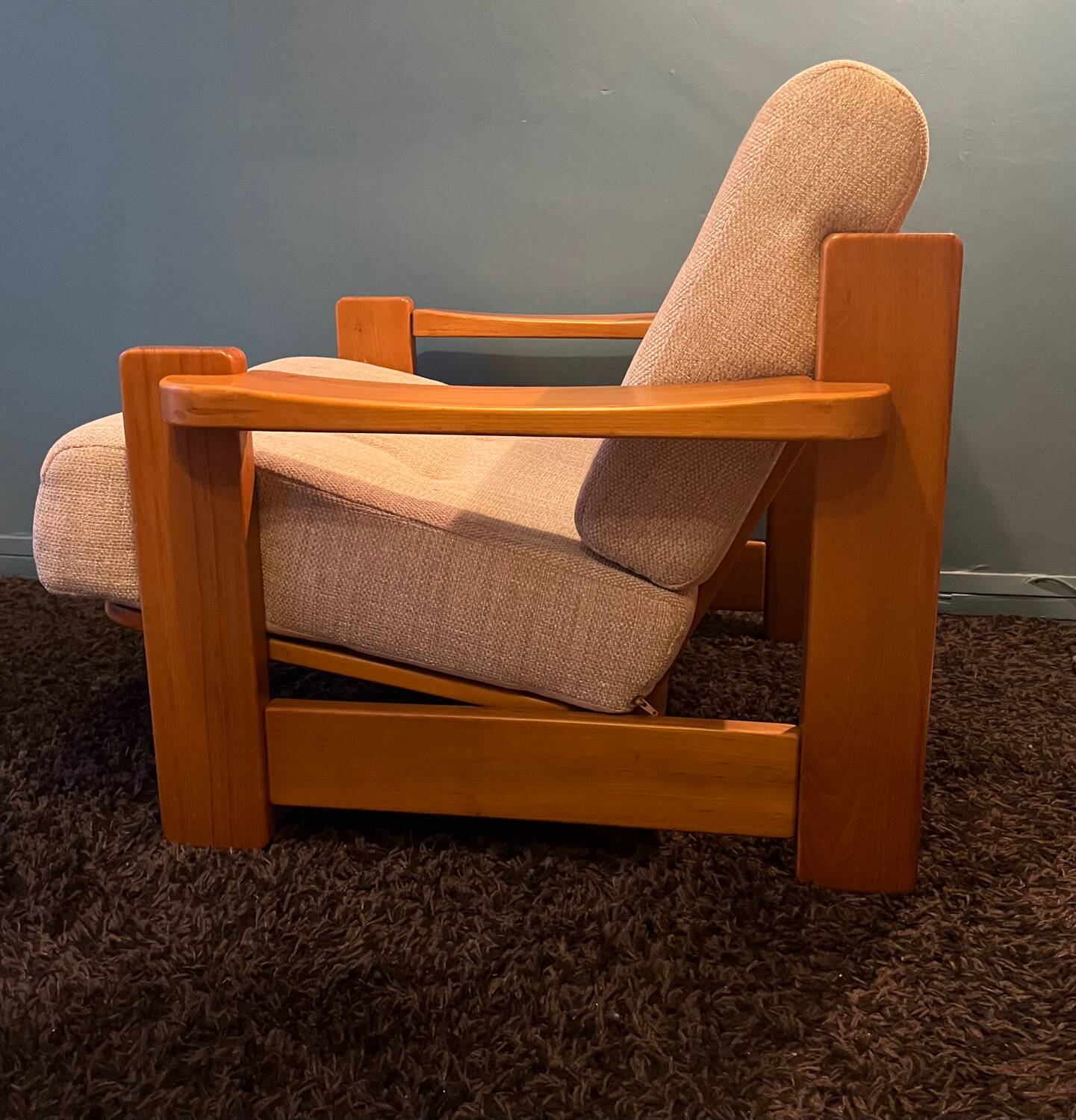 Elm and Maison Regain fabric armchair
