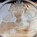Plat de présentation en verre